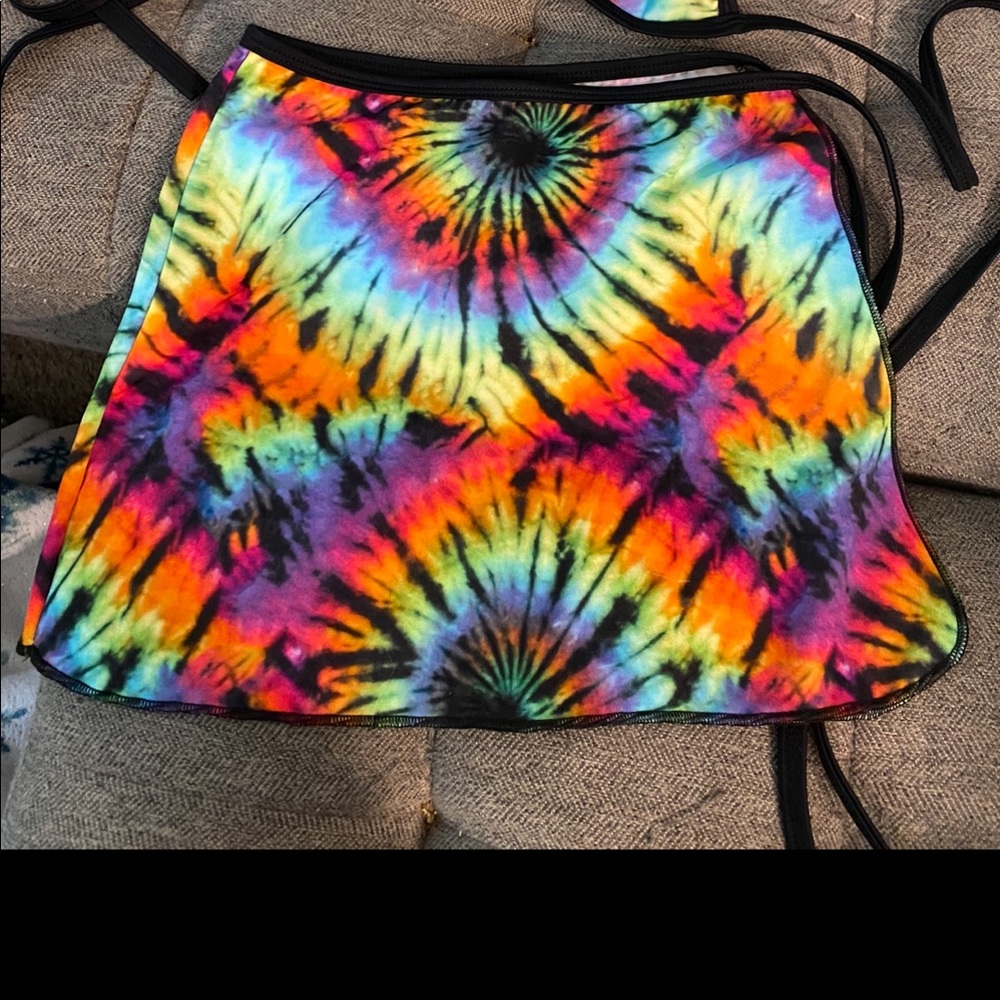 RaveWithMiGente tie dye skirt only!